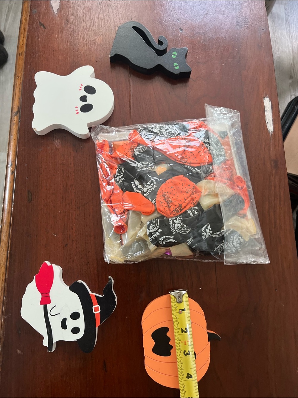 Halloween Latex Balloons Pack - Orange & Black